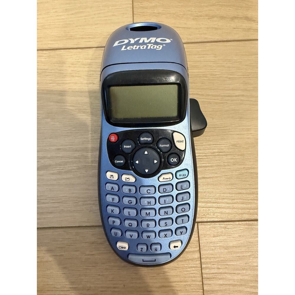 DYMO LetraTag LT-100H Plus Label Maker Blue ABC Keyboard